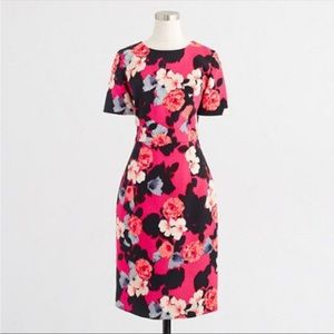 J. Crew Size 8 NWOT Pink Floral Dress